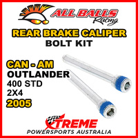 All Balls 18-7002 Can-Am Outlander 400 STD 2X4 2005 Rear Brake Caliper Bolts