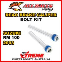 All Balls 18-7002 For Suzuki RM100 2003 Rear Brake Caliper Bolt Kit
