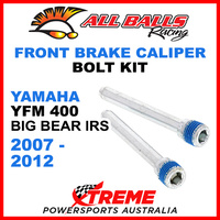 All Balls 18-7002 Yamaha YFM400 Big Bear IRS 07-12 Front Brake Caliper Bolt Kit