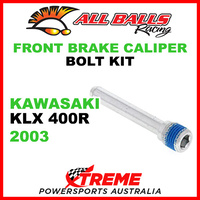 All Balls 18-7003 Kawasaki KLX400R 2003 Front Brake Caliper Bolt Kit
