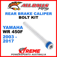 All Balls 18-7004 Yamaha WR450F WR 450F 2003-2017 Rear Brake Caliper Bolt Kit
