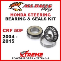 MX Steering Head Bearing Kit Honda CRF50F CRF 50F 2004-2015 Moto, All Balls 22-1002