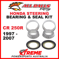 22-1010 Honda CR250R CR 250R 1997-2007 Steering Head Stem Bearing & Seal Kit