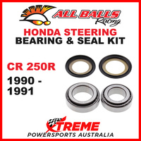 22-1018 Honda CR250R CR 250R 1990-1991 Steering Head Stem Bearing & Seal Kit