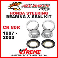 22-1021 Honda CR80R CR 80R 1987-2002 Steering Head Stem Bearing & Seal Kit