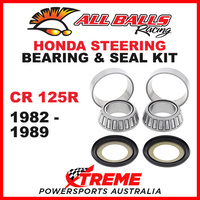 22-1021 Honda CR125R CR 125R 1982-1989 Steering Head Stem Bearing & Seal Kit
