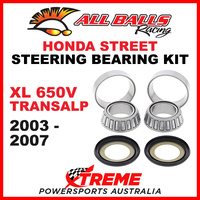 All Balls 22-1021 Honda XL650V Transalp 2003-2007 Steering Head Stem Bearing Kit