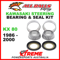 22-1022 Kawasaki KX80 KX 80 1986-2000 Steering Head Stem Bearing & Seal Kit