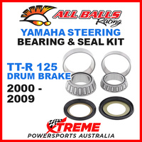 ALL BALLS 22-1033 STEERING HEAD STEM BEARING KIT YAMAHA TTR125 DRUM BRAKE 00-09