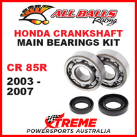 All Balls 24-1002 Honda CR85R CR 85R 2003-2007 Crankshaft Main Bearings