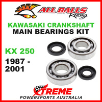 All Balls 24-1010 Kawasaki KX250 KX 250 1987-2001 Crankshaft Main Bearings MX