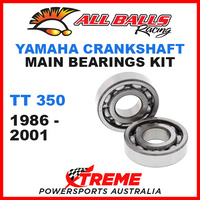 All Balls 24-1042 Yamaha TT 350 TT350 1986-2001 Crankshaft Main Bearings MX