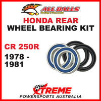 Honda CR250R 1978-1981 Rear Wheel Bearing Kit MX CR 250 250R, All Balls 25-1237