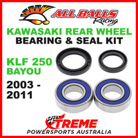 ALL BALLS 25-1275 ATV REAR WHEEL BEARING KIT KAWASAKI KLF250 BAYOU 2003-2011