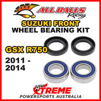 All Balls 25-1403 For Suzuki GSXR750 2011-2014 Front Wheel Bearing Kit