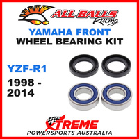 All Balls 25-1403 Yamaha YZF-R1 1000cc 1998-2014 Front Wheel Bearing Kit