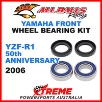 All Balls 25-1403 Yamaha YZF-R1 50th Anniversary 2006 Front Wheel Bearing Kit