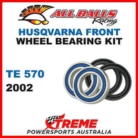 MX Front Wheel Bearing Kit Husqvarna TE570 TE 570 2002 Enduro, All Balls 25-1414