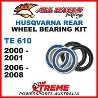 MX Rear Wheel Bearing Kit Husqvarna TE610 TE 610 00-01 / 06-08, All Balls 25-1420