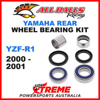 All Balls 25-1473 Yamaha YZF-R1 2000-2001 Rear Wheel Bearing Kit
