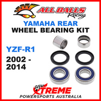 All Balls 25-1474 Yamaha YZF-R1 2002-2014 Rear Wheel Bearing Kit