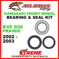 25-1497 ATV FRONT WHEEL BEARING KIT KAWASAKI KVF650 KVF 650 PRAIRIE 2002-2003 