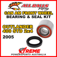 25-1520 ATV FRONT WHEEL BEARING KIT CAN-AM CAN AM OUTLANDER 400 STD 2x4 2005