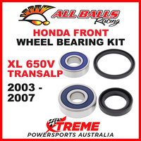25-1602 Honda XL 650V Transalp 2003-2007 Front Wheel Bearing Kit