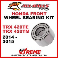Front Wheel Bearing Kit Honda ATV TRX420TE TRX420TM 2014-2015, All Balls 25-1688