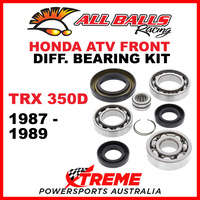 25-2002 HONDA TRX 350D 1987-1989 ATV FRONT DIFFERENTIAL BEARING & SEAL KIT