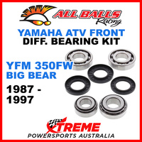25-2026 Yamaha YFB 350FW Big Bear 87-97 Front Differential Bearing Kit
