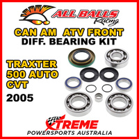 25-2069 Can Am Traxter 500 Auto CVT 2005 ATV Front Differential Bearing Kit