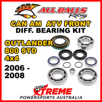 25-2069 Can Am Outlander 800 STD 4x4 2006-2008 Front Differential Bearing Kit