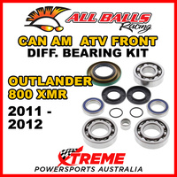 25-2069 Can Am Outlander 800 XMR 2011-2012 Front Differential Bearing Kit