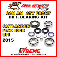 25-2069 Can Am Outlander MAX 800R EFI 2015 Front Differential Bearing Kit