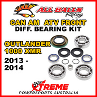 25-2069 Can Am Outlander 1000 XMR 2013-14 ATV Front Differential Bearing Kit