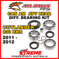 25-2086 Can Am Outlander 800 XMR 2011-2012 ATV Rear Differential Bearing Kit