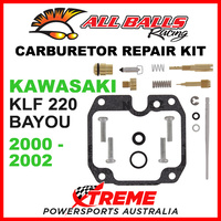 All Balls 26-1241 Kawasaki KLF220 KLF 220 Bayou 1990-1999 Carburetor Repair Kit