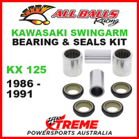 28-1080 Kawasaki KX125 KX 125 1986-1991 Swingarm Bearing & Seal Kit MX Dirt Bike