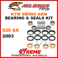 ALL BALLS 28-1087 MX SWINGARM BEARING KIT KTM 525SX 525 SX 2003 OFF ROAD