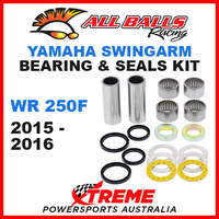 All Balls 28-1202 Yamaha WR250F WRF250 2015-2016 Swingarm Bearing Kit