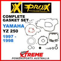 ProX Yamaha YZ250 YZ 250 1997-1998 Complete Gasket Set 34.2317