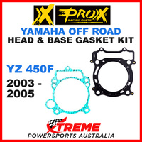 ProX Yamaha YZ450F YZF450 2003-2005 Head & Base Gasket Kit