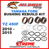 ALL BALLS 38-6075 MX OFF ROAD FORK BUSHING KIT YAMAHA YZ450F YZF450 2010-2015