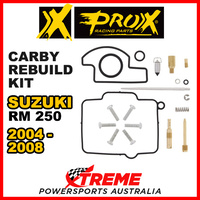 Pro-X For Suzuki RM250 RM 250 2004-2008 Carb Carburetor Repair Kit 44.55.10131