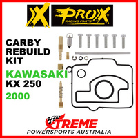 Pro-X Kawasaki KX250 KX 250 2000 Carburetor Rebuild Kit 44.55.10134