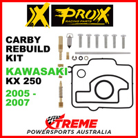 Pro-X Kawasaki KX250 KX 250 2005-2007 Carburetor Rebuild Kit 44.55.10134