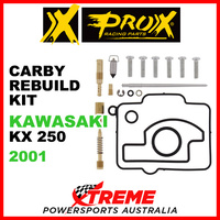 Pro-X Kawasaki KX250 KX 250 2001 Carburetor Rebuild Kit 44.55.10137