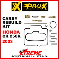Pro-X Honda CR250R CR 250R 2003 Carburettor Repair Kit 44.55.10164