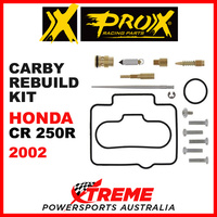 Pro-X Honda CR250R CR 250R 2002 Carburettor Repair Kit 44.55.10165